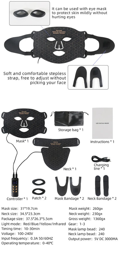 LED Silicone Mask